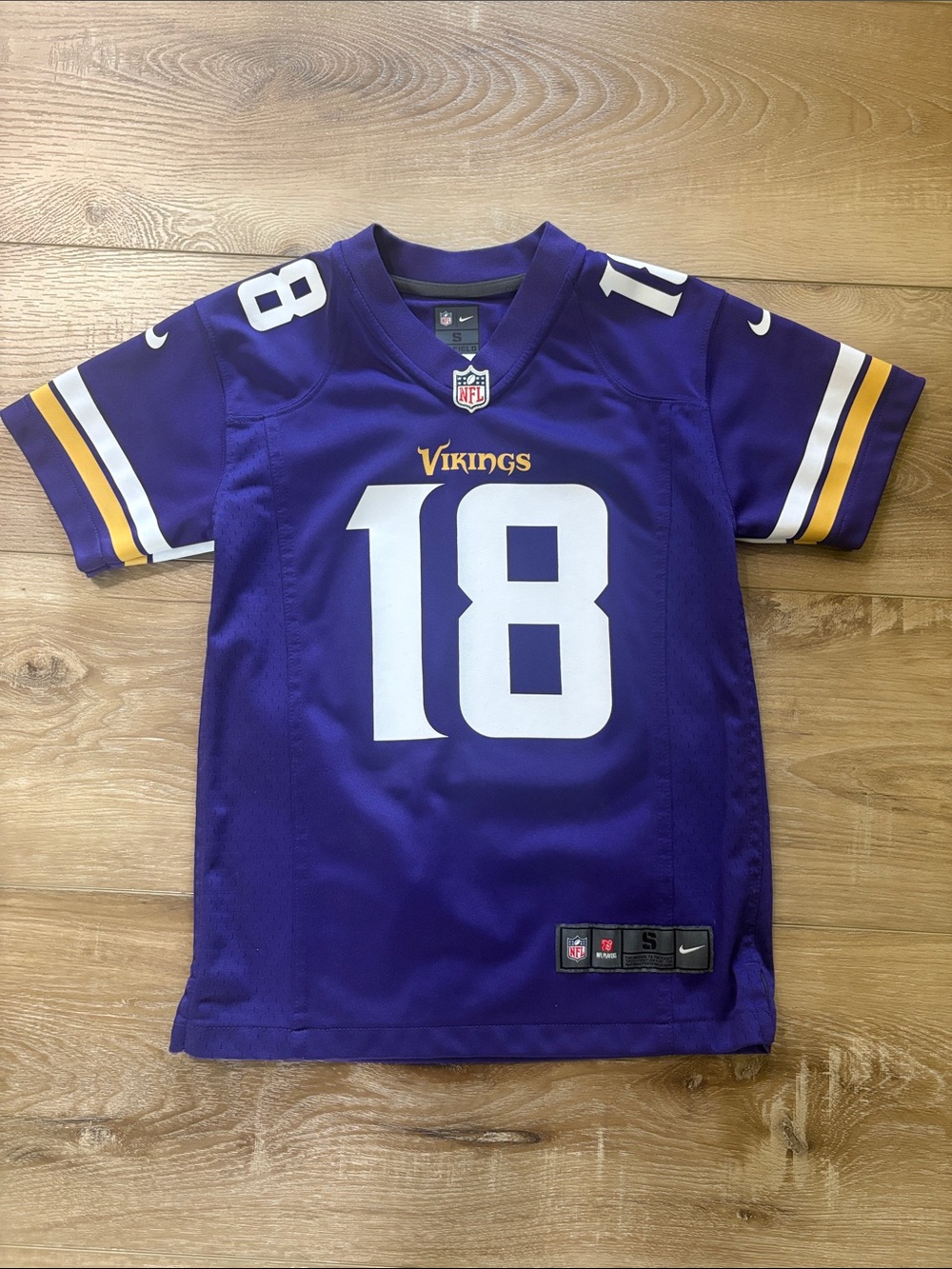 Youth Small NFL Justin Jefferson Jersey